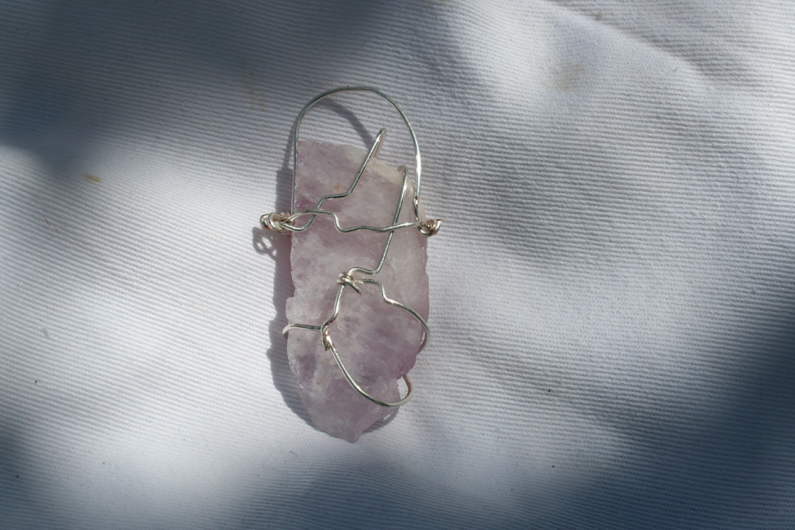 Kunzite Pendant is very Calming  5479