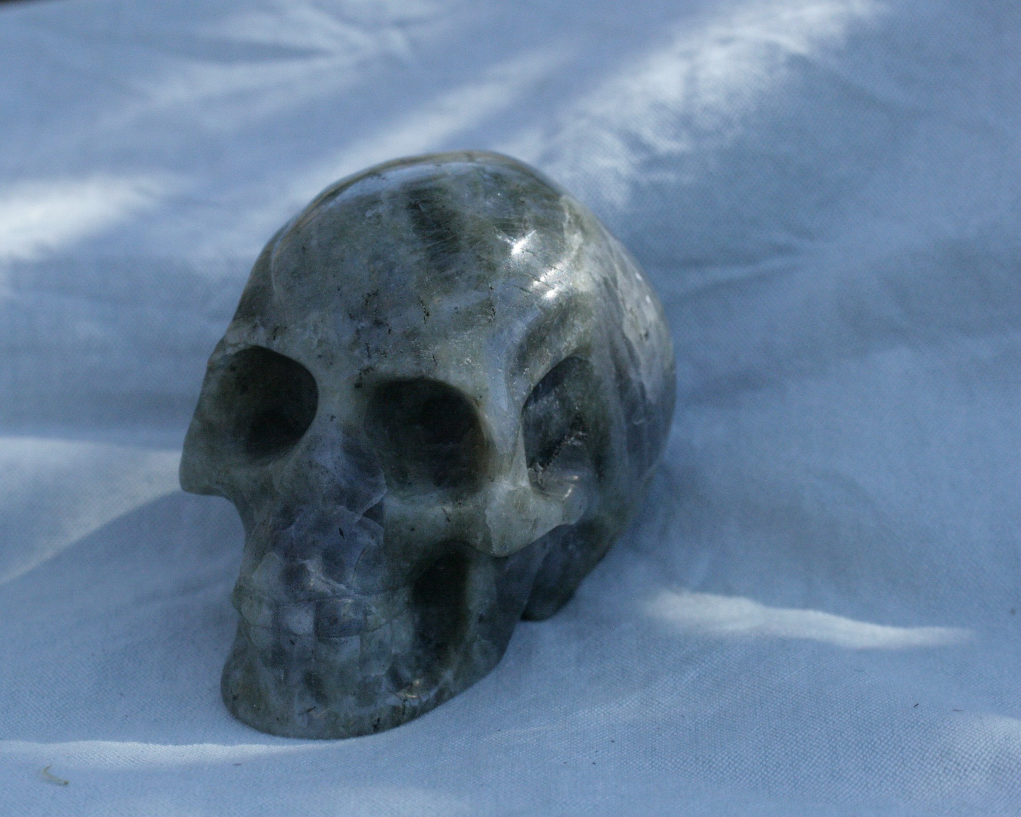 Labdorite Skull 5508