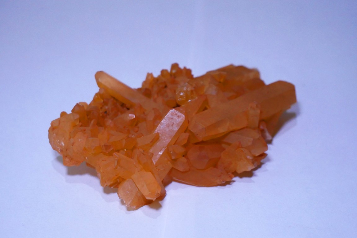 Tangerine Quartz Cluster  thought to help to encourage self acceptance and overcome your limitations 5557